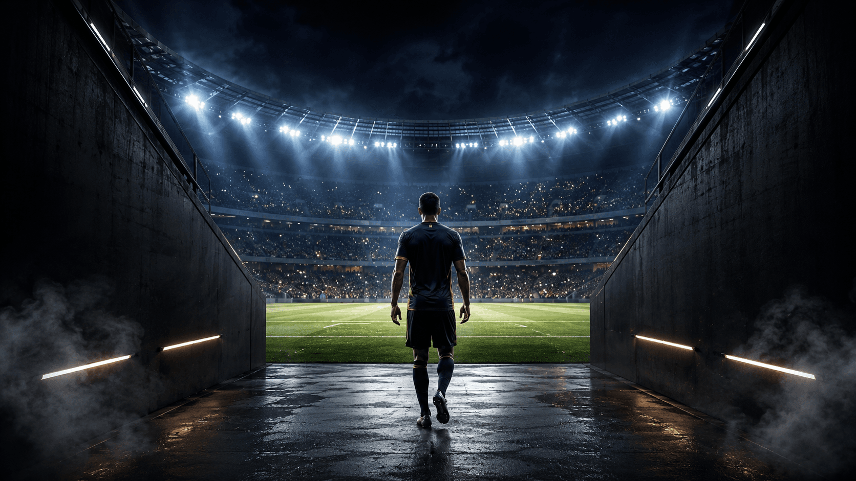 The Legacy Arena under floodlights